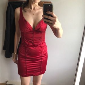 Red dress vintage